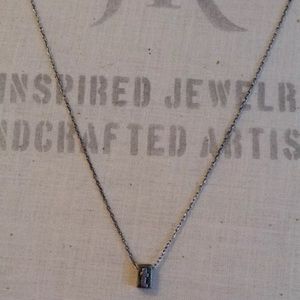 Jewel Kade Letter Press Initial T Necklace 18"